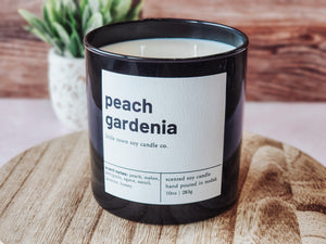 peach gardenia