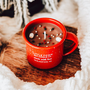 2oz. hot cocoa ornament candle