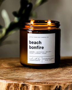 beach bonfire