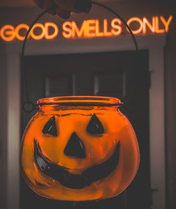 jack o' lantern candle