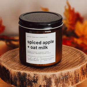 spiced apple + oat milk