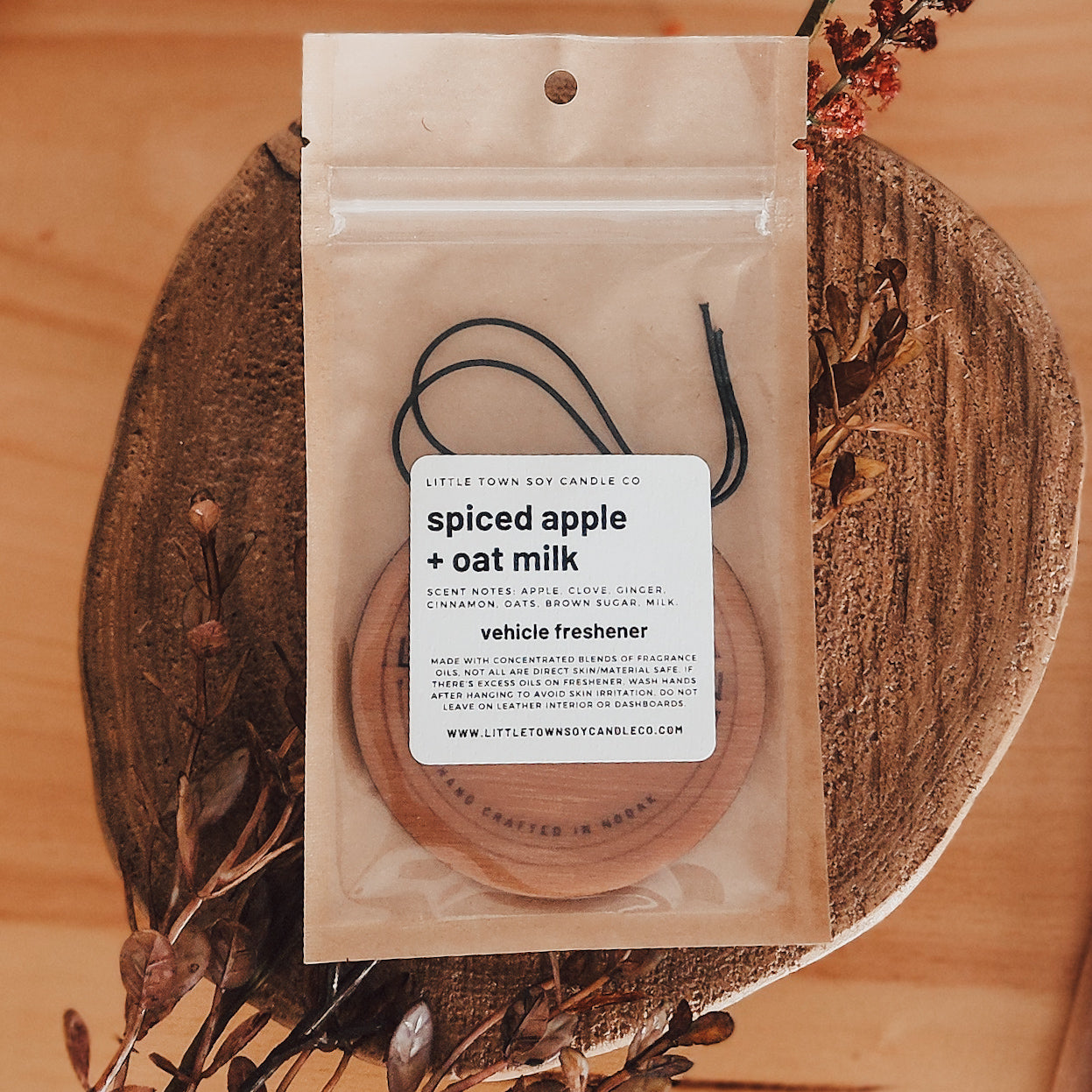 spiced apple + oat milk