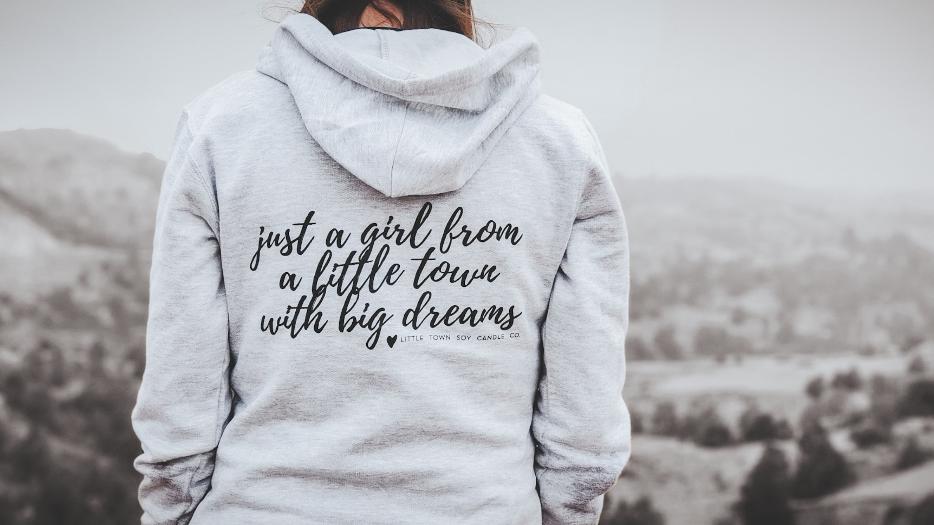 little town zip up hoodie